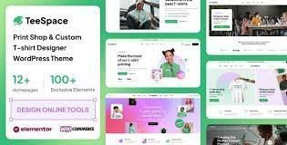 TeeSpace – Print Custom T-shirt Designer WordPress theme